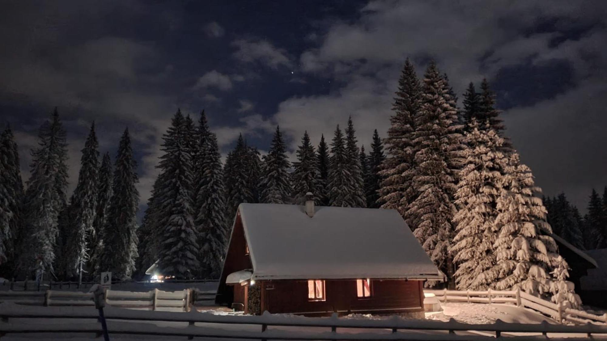 Cosy Chalet On Pokljuka - Brunarica Tinkara Zgornje Gorje Exteriör bild